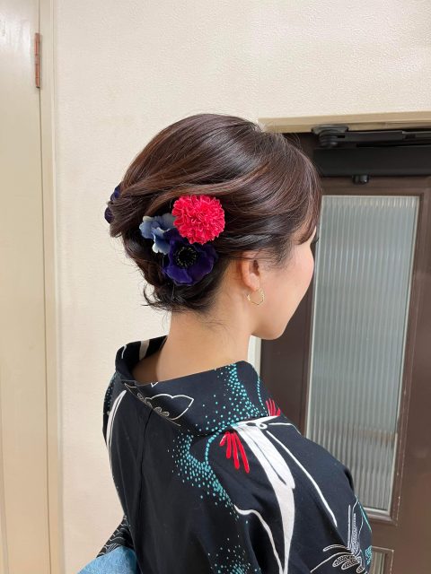 浴衣着付けヘアセット　