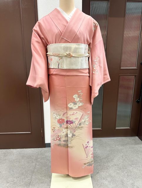 レンタル訪問着　身丈149 裄丈64