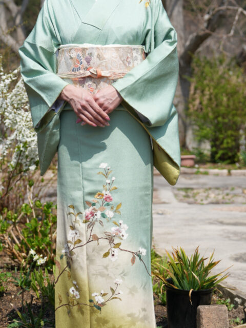 訪問着レンタル　着物