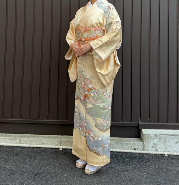 レンタル訪問着　着物レンタル