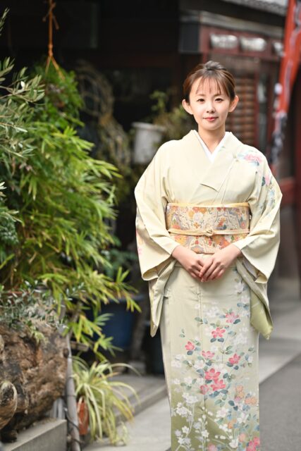 訪問着　着物レンタル