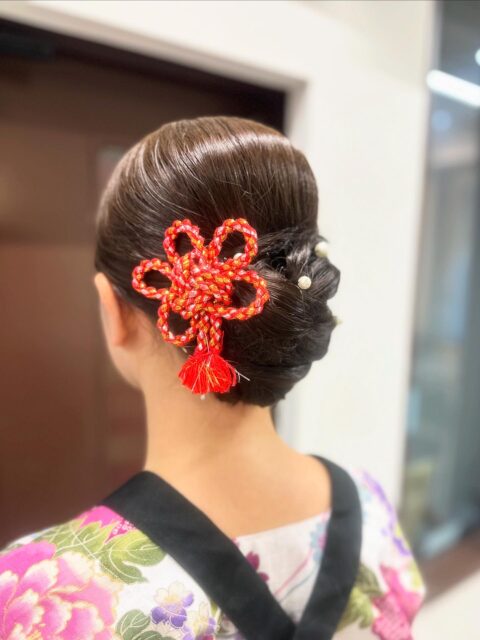 お祭りヘアセット