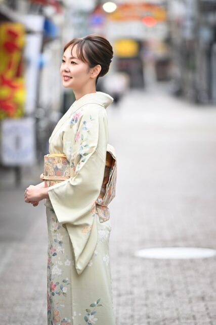 訪問着　着物レンタル